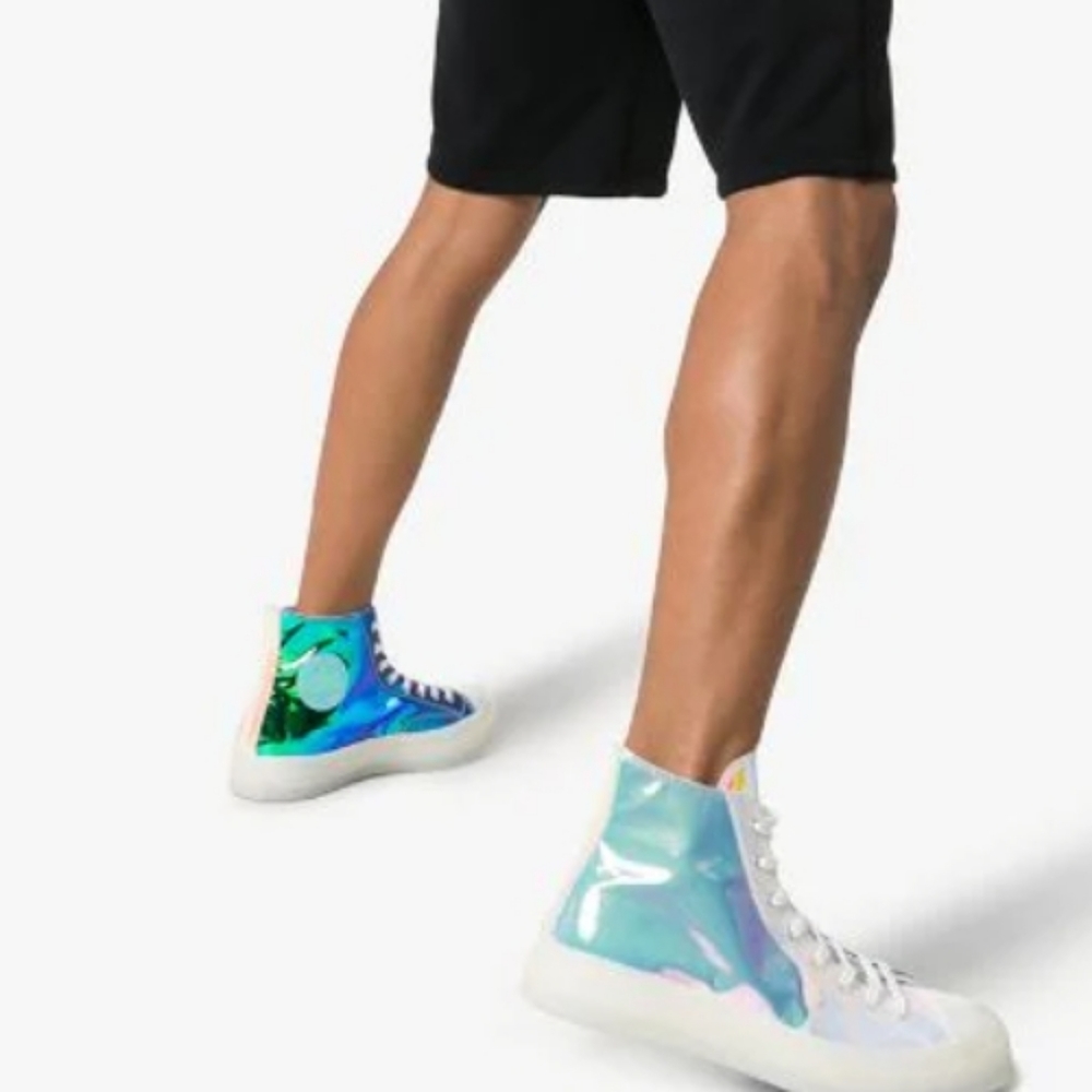 NWT Converse Chuck 70 Hi "Iridescent" " Holographic Shoe 163786c Unisex